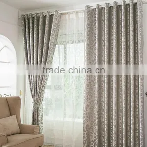 Jacquard Embroidered Rayon Fabric for Curtain thumbnail-4