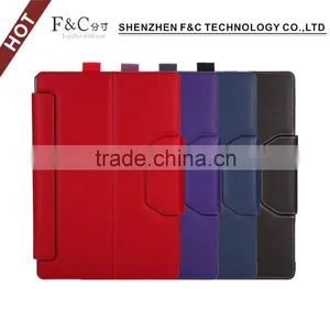 Made of High Quality Popular pu Leather Folio Stand Case Cover for Microsoft Surface Pro 4 Cover Case thumbnail-2