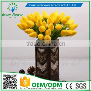 Home Decoration Occasion and Decorative Flowers & Wreaths Type 35CM Mini Tulip Real Touch for Home Weddings Decorations thumbnail-4