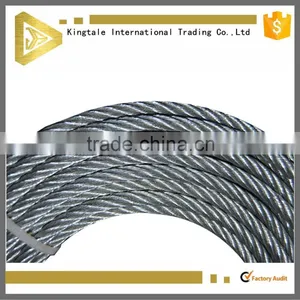 6*19+FC Elevator Purpose Ungalvanized Steel Cable thumbnail-1