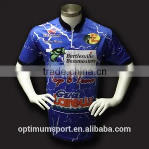 Knitted 3D Sublimated Vented Shorts Sleeve Fishing Shirts thumbnail-1