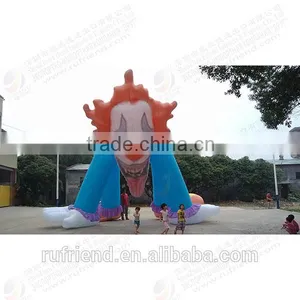 Lovely Self-inflatable Clown, Inflatable Clown Model Promotion, Inflatable Cartoon Characters thumbnail-1