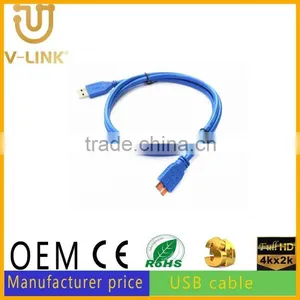 High Speed 5 Wire Micro Mini Usb Cable Micro Usb Data Cable for Mobile Phone thumbnail-1