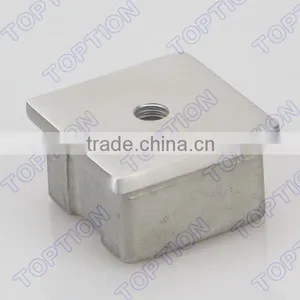 Stainless Steel Handrail Balustrade Tube End Cap M8 Thread Suqare End Cap thumbnail-1