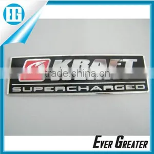 Custom Aluminum Sticker Metal Badge Nameplate Brushed Aluminium Badge thumbnail-1