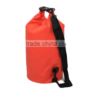 Outdoor 5L 10L 15L 20L 30L 40L 500D PVC Tarpaulin Waterproof Dry Bag With Strap thumbnail-3