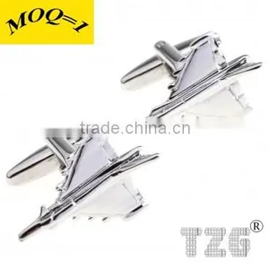 Fashion Stainless Steel Warplane Cufflink thumbnail-1