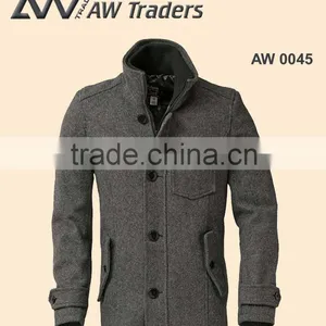 Stylish Wool Coat for Men, Fashion Wool Coat, Wool Coat thumbnail-1
