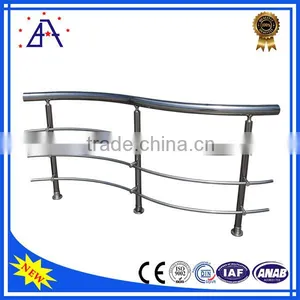 High Style Modestly Priced Silver Anodized Aluminum Balcony Fence thumbnail-3