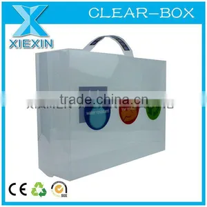 Clear Soda Shoes Folding Box With Handle thumbnail-1