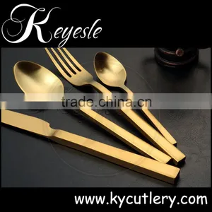 Gold Stainless Flatware,stainless Steel Flatware Sets,golden Dinner Cutlery thumbnail-6