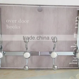 High End New Designed Decorative Opal Agate Over the Door Hooks 4 Dual Hooks thumbnail-1
