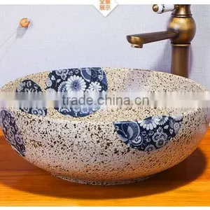 2016 Latest Product Ceramic Bathroom Art Basin Sinks BHM -4016 for Home Decor thumbnail-5