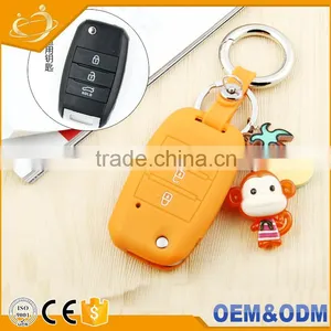 3 Button Eco-friend Silicone Car Remote Key Holder Shell For KA K3 K4 K5 Forte Cerato Rio Optima Sportage thumbnail-6