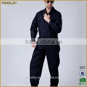 High Quality Black Safety Uniform Workwear Coverall thumbnail-2