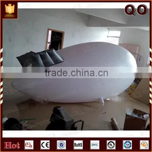 Custom Design Aircraft Shaped Outdoor Advertising Inflatable Zeppelin Helium Balloon thumbnail-3