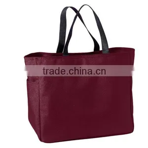 Webbing Handles 600D Polyester Canvas Shopping Tote Bag thumbnail-4