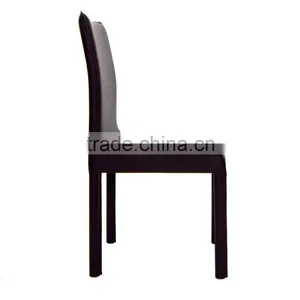 Modern Appearance Metal Style Leather Upholstery Dining Chair thumbnail-2