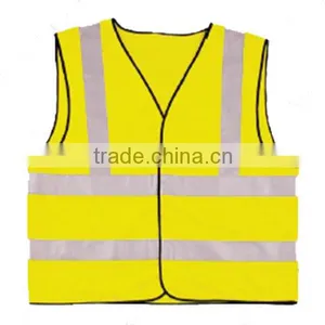 Yellow High Visibility Safety Vest thumbnail-1