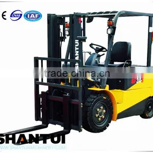 SHANTU 3 T Battery Forklift With 3 Stage Mast thumbnail-1