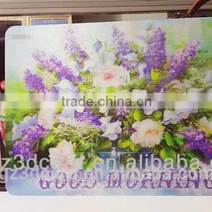 Lenticular Table Mat / Promotional 3D Print Lenticular Coaster Pad/good Quality 3D Table Mat thumbnail-4