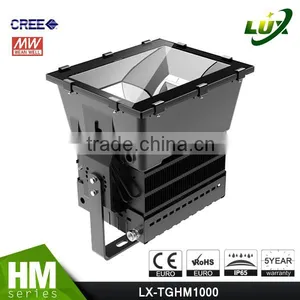 5 Years Warranty, UL Approved #481383, Gymnasium Lights, Meanwell Driver, Copper Heatpipe, 500W LED High Mast Light thumbnail-4