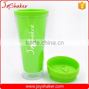 BPA Free Double Wall Custom Plastic Bottle, Soft Plastic Drinking Bottle 13oz thumbnail-4