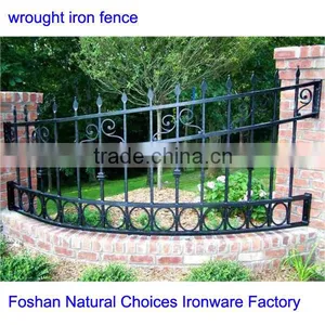 Wrought Iron Small Garden Fence thumbnail-1