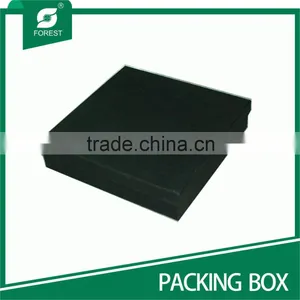 MEDIUM LAMINATED CARDBOARD BALCK BOXES FOR PACKAGING WATCH thumbnail-2