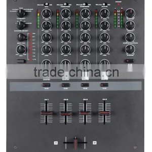 Fidek DJ Mixers 4-channel 5 High-quality Digital Performance Effects in Stadio Quality Innofader as Crossfader Audio Mixer thumbnail-1