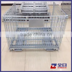 Mesh Wire Steel Pallet Storage Racks With Forklift Slot thumbnail-1