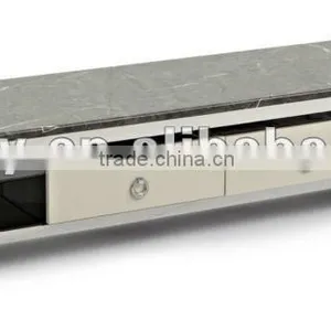 Stainless Metal Marble Top TV Cabinet thumbnail-1