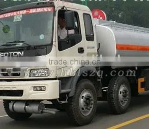 Auman Three Axle Oil Tank Truck thumbnail-1