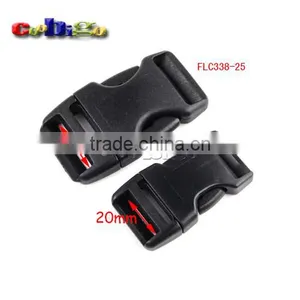 Plastic Arched Inserting Buckle For Backpack Straps Hiking Bags #FLC338-20/25 thumbnail-1