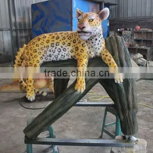 Fiberglass Life Size Animal Statue Leopard Statue thumbnail-1