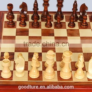 Solid Wood Chess Game Box Set thumbnail-2