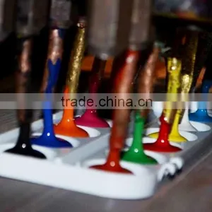 Gouache, Poster Paint, Poster Color 6 Colors, With Gold and Silver Glitter, 60 ml thumbnail-5