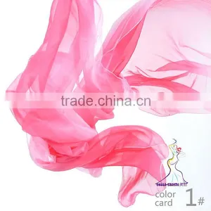 SWEGAL Chinese Silk Belly Dance Fan Veils,belly Dance Face Veil SGBDD14001 thumbnail-2