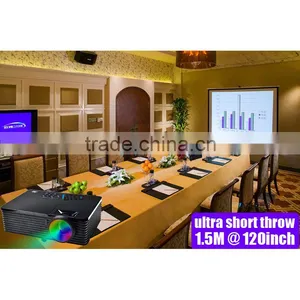 Factory Sale! 3500 Lumen 240W UHP Lamp DLP 3D Short Throw Projector 3d Home Theater Projector thumbnail-2