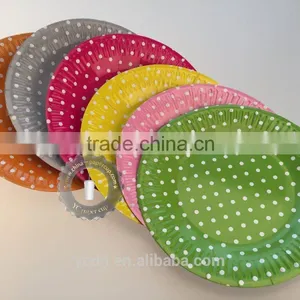 7 Inch Disposable Party Paper Plate thumbnail-1