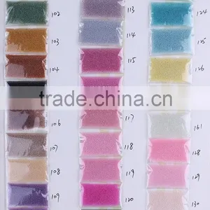 Micro Mini Glitter Glass Bottle Bead Treasures Glass Beads Nail Decoration thumbnail-6