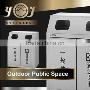 Stainless Steel Airtight Eco Friendly Outdoor Liners Trash Can thumbnail-4