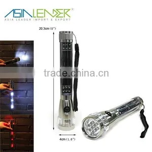 High Quality Useful Solar LED Aluminum Flshlight thumbnail-1