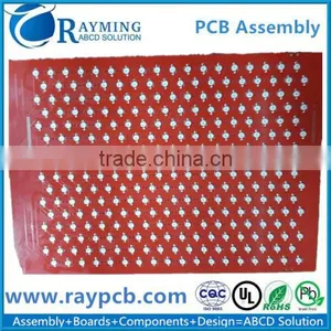 Slot Square PCBA Board With Red Soldermask thumbnail-1