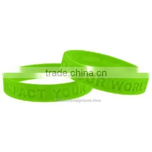 Customized Silicone Wristbands With Debossed Or Embossed Logo thumbnail-1