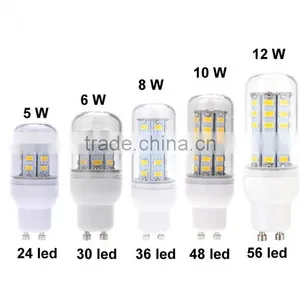 360 Degree Gu10 Led Bulb 12W 10W 8W 6W 5W White Warm White Led Corn Bulb Lamp thumbnail-1