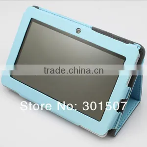 2014 New Universal Protective Leather Cases for Tablets PC Q88 A10 A13 A20 A31S thumbnail-1