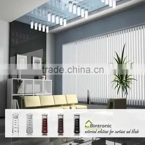 Bintronic Taiwan Rooom Window Treatments Motorized Vertical Blinds Aluminium Alloy Curtain Rail Track thumbnail-3