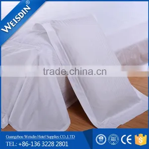100% Cotton White Striped Wholesale Decorative Pillow Covers for Hotel Bed Linen Wholesale thumbnail-5