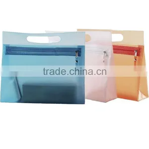 Colorful Pvc Zipped Bag for Comestic Stationary ,brief Style Tote Bag thumbnail-1